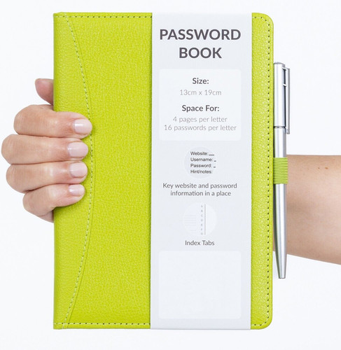 Password username book z - password, a-z