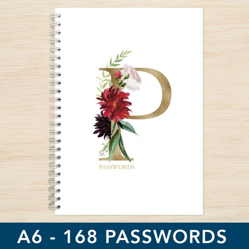 Small password book z - password, a6