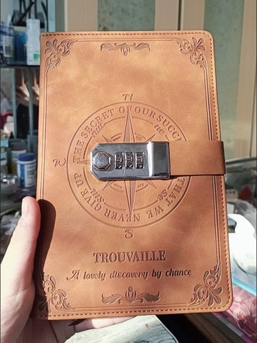 Retro password book diary - retro,