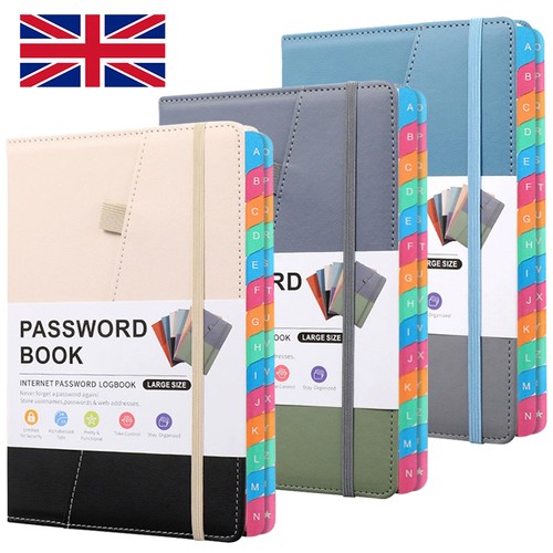 Large password book - book, with