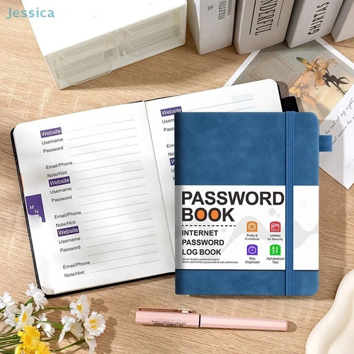 Password book with - book,