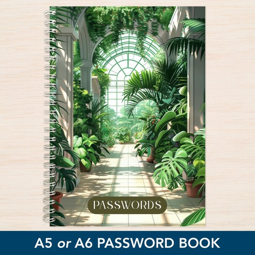 Botanical password book a5 - botanical,