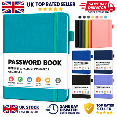 Password book with - book,
