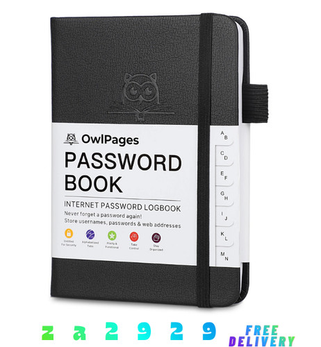 Password book with - book,