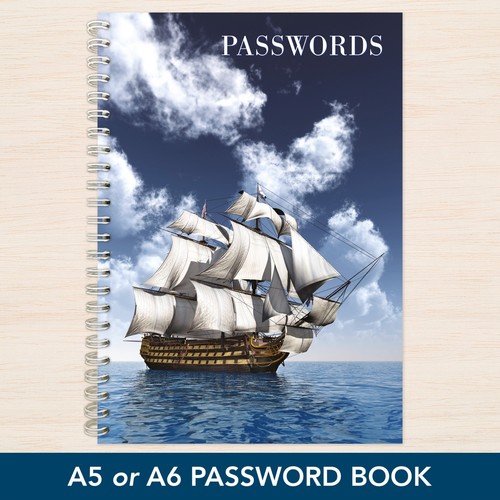 Ship password book - a6, a5