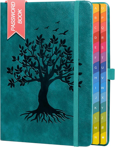 Password book with colorful - book,