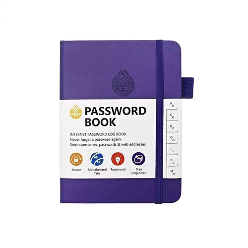 Password book with - password,