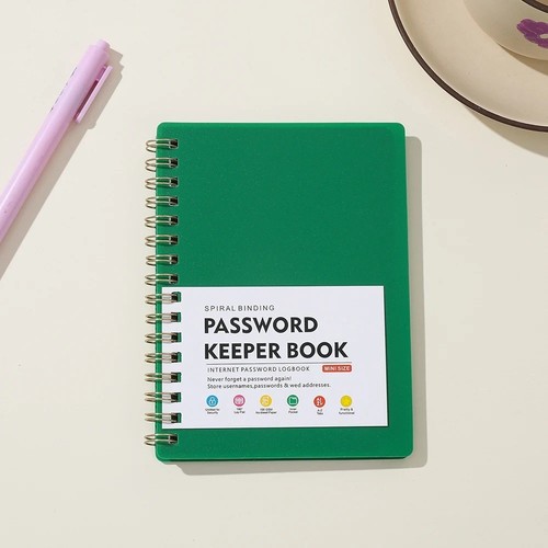 Password book with - book,