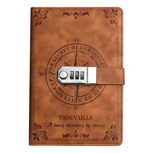 Retro password book diary - retro,