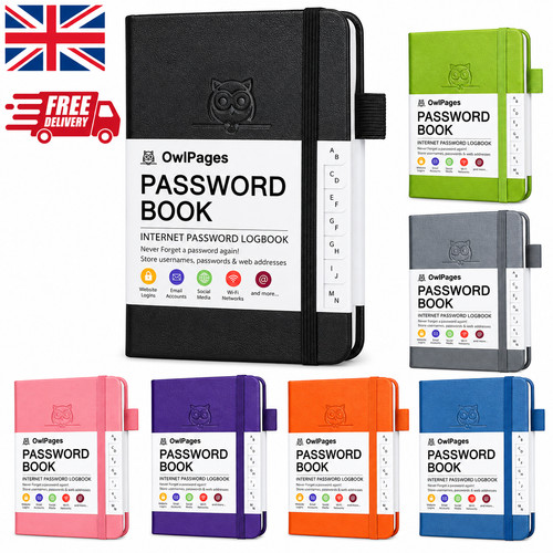Password book with - book,