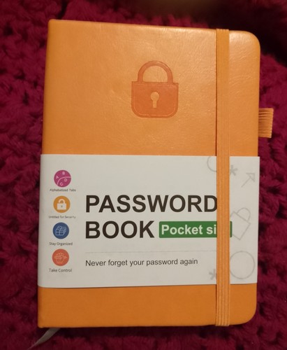 Password book with - password,