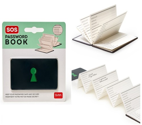 Legami sos password book - legami, with