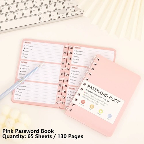 Password book pvc - book,