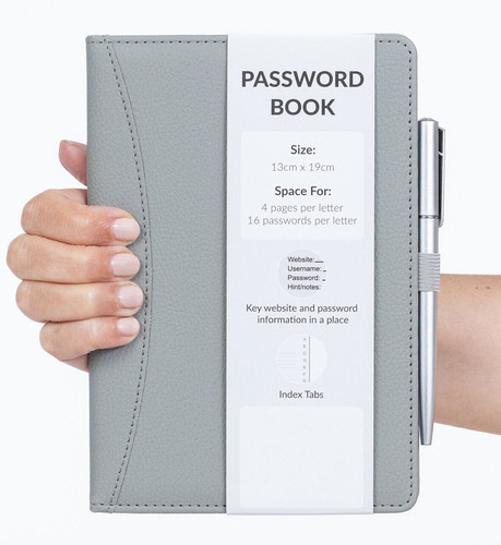 Password username book z - book, a-z