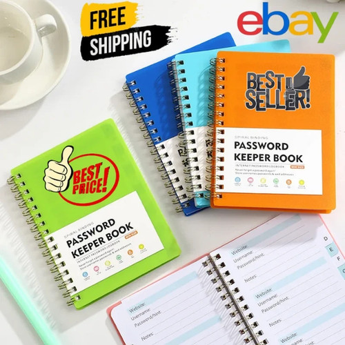 Password book with - book,