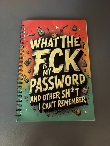 Password book - book,