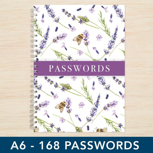 Bees small password book - book, a6