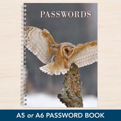 Owl small password book - owl,