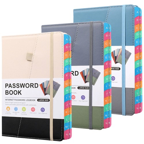 Large size password - size, book