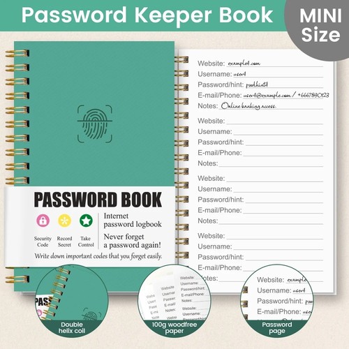 1pc simple password book - password, –