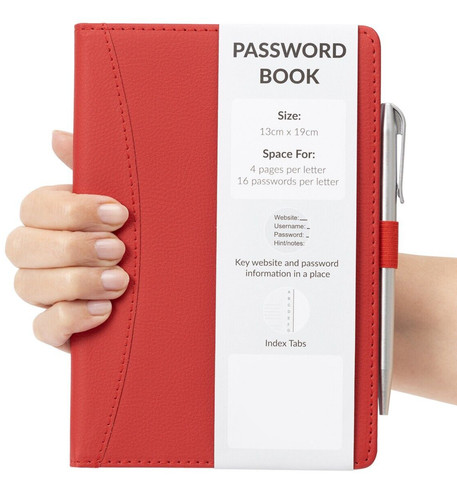 Password username book - username, a-z