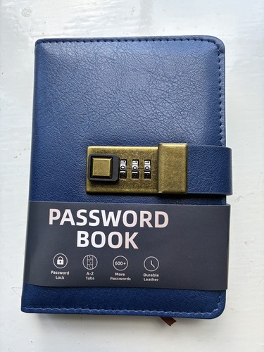 Password book with - password, lock