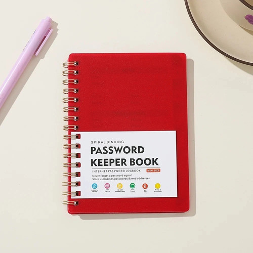 Password book with - password,