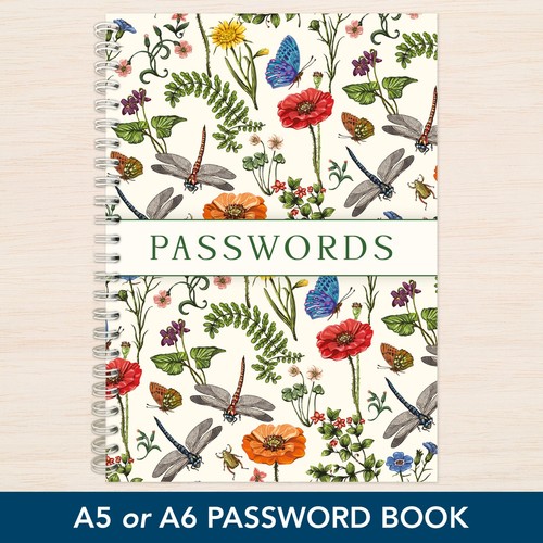 Password book a6 - password,