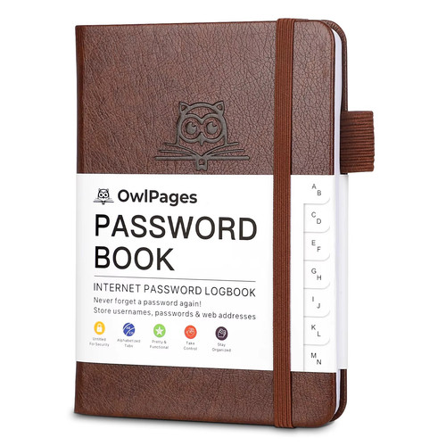 Password book with - book,