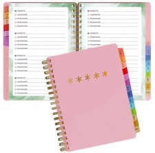 A6 Spiral Password Book with