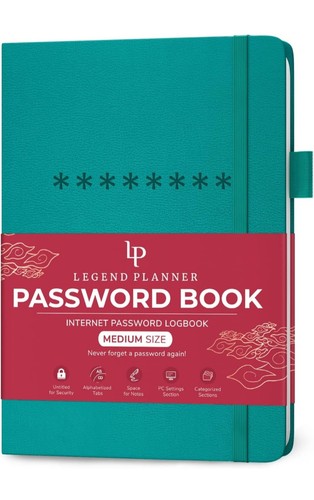Legend planner password book - legend,